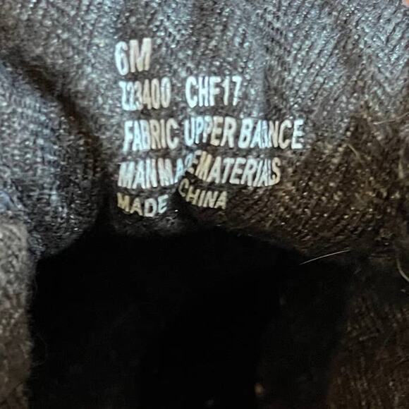 BOC Karel Combat Womens Boots Size 6M Black Stacked Heel  Herringbone Z23400 - Picture 10 of 13